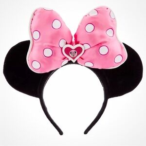 Disney Minnie Mouse Polka Dot Bow Kids Ears Headband